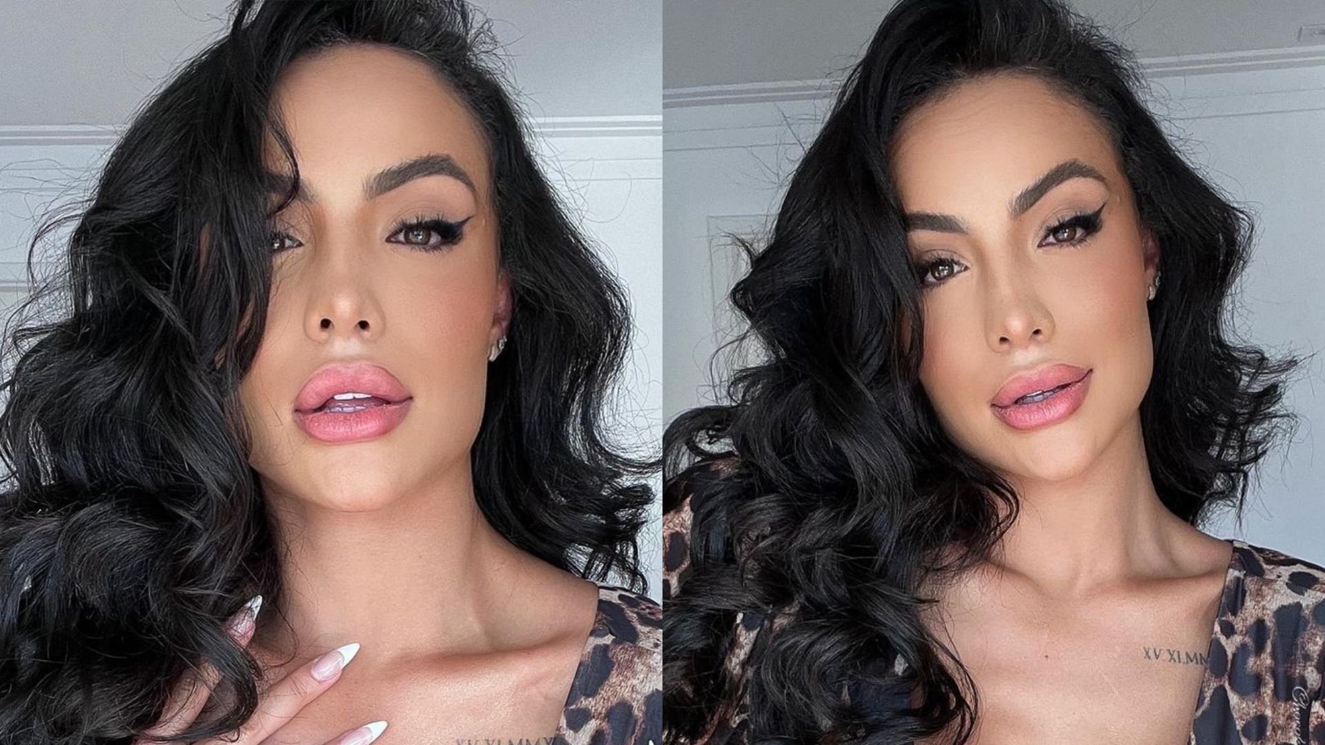 Aline Mineiro elege look recortado com decote profundo e choca: “Deslumbrante”