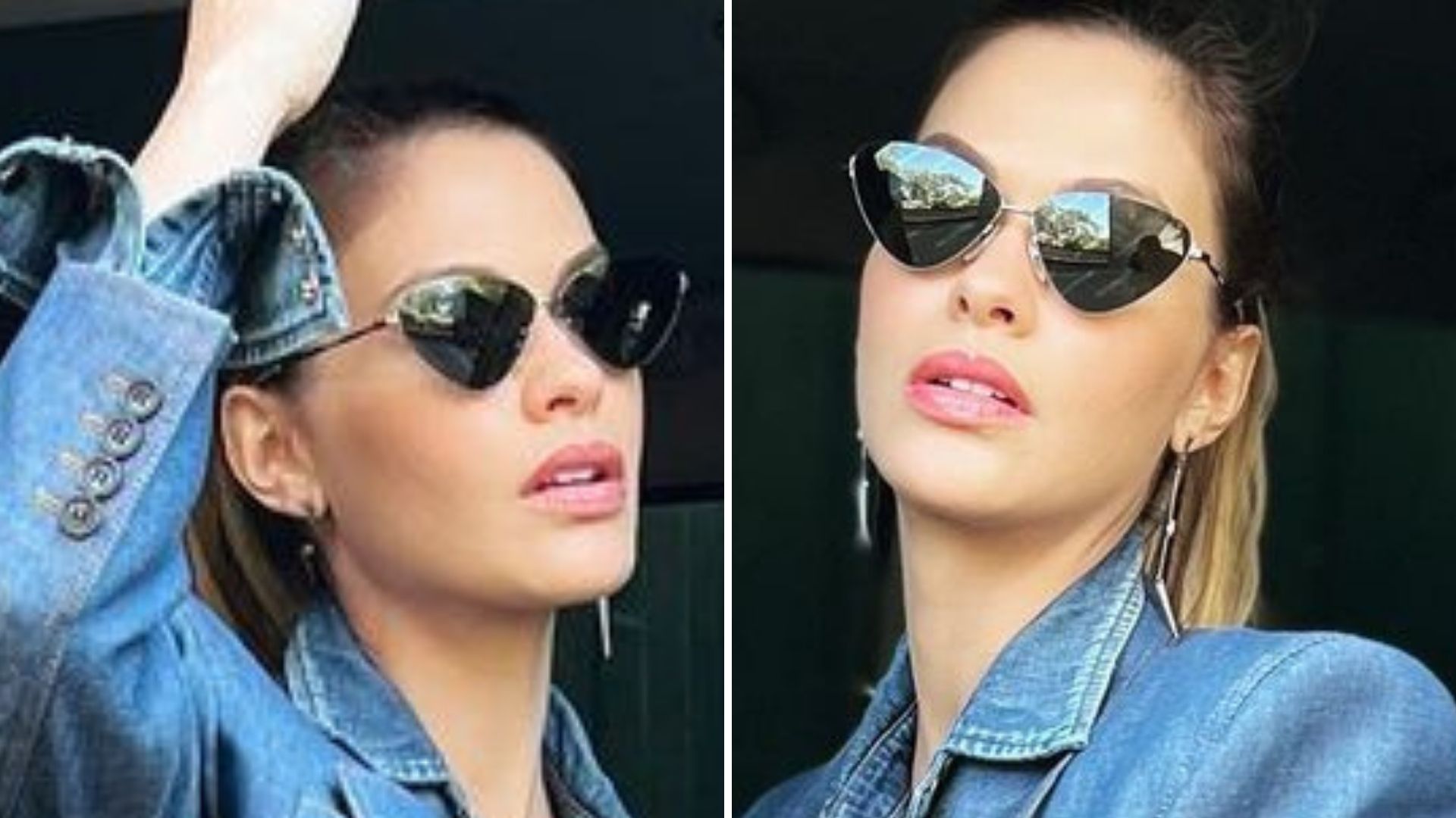 Andressa Suita dispensa decote e esbanja elegância com look jeans: “Cara da riqueza”