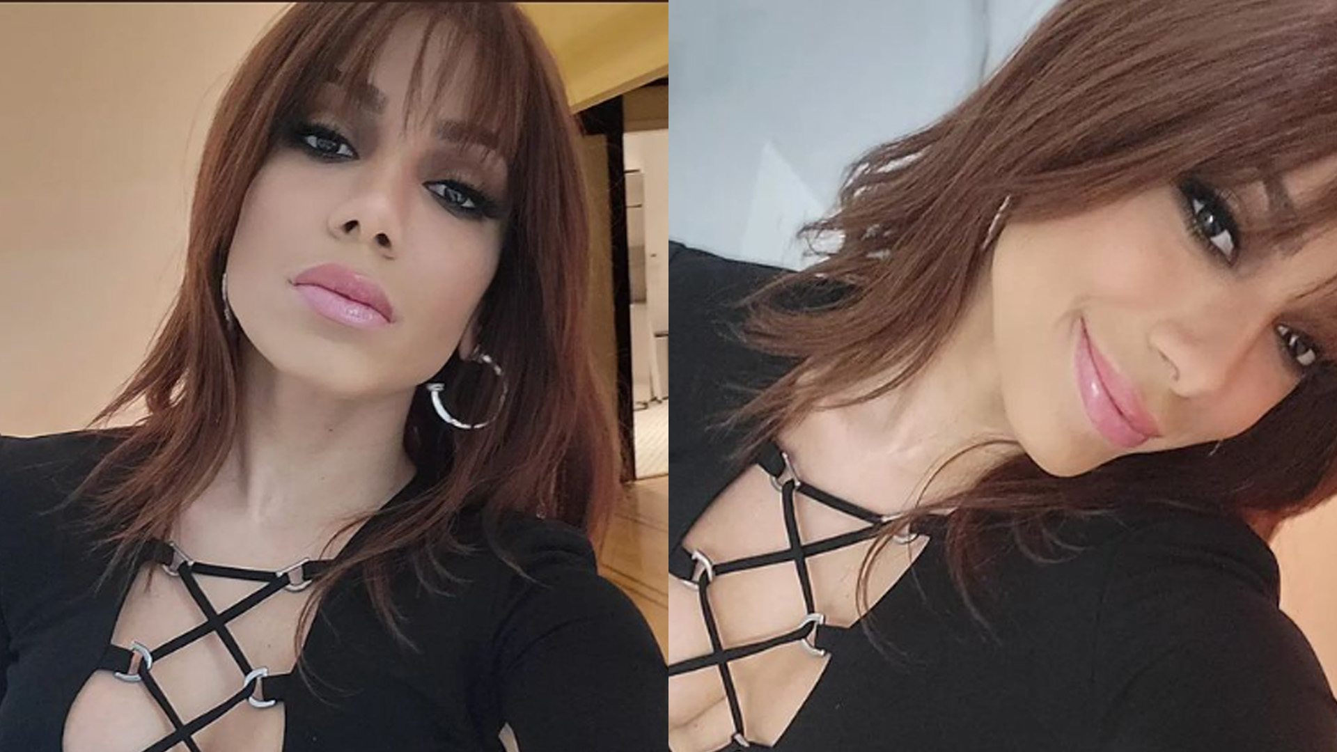Anitta curte balada sem roupa íntima e vestido vazado quase mostra tudo