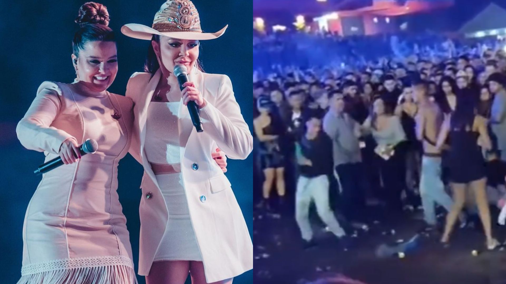 Assustadas, Maiara e Maraisa imploram por fim de confusão em show: “Para agora”