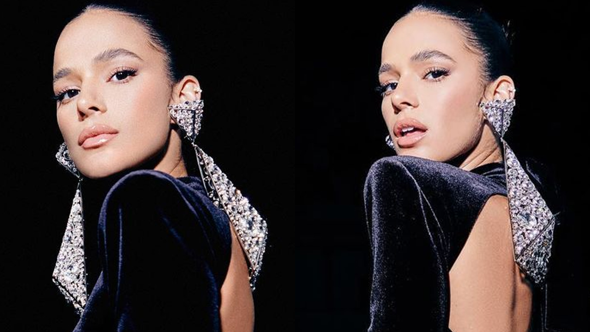 Bruna Marquezine deixa as costas nuas e empina bumbum com vestido chiquérrimo: “Surreal”