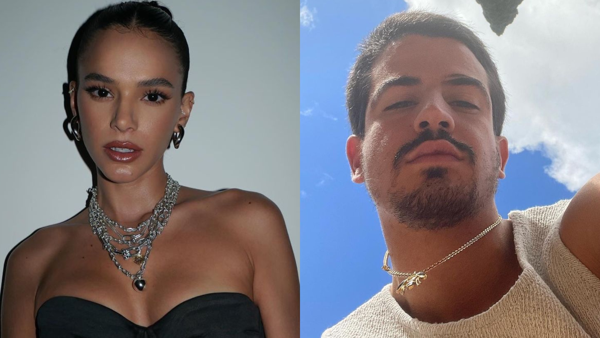 Meses apoś o término, Bruna Marquezine e Enzo Celulari se reencontram e posam juntos; confira