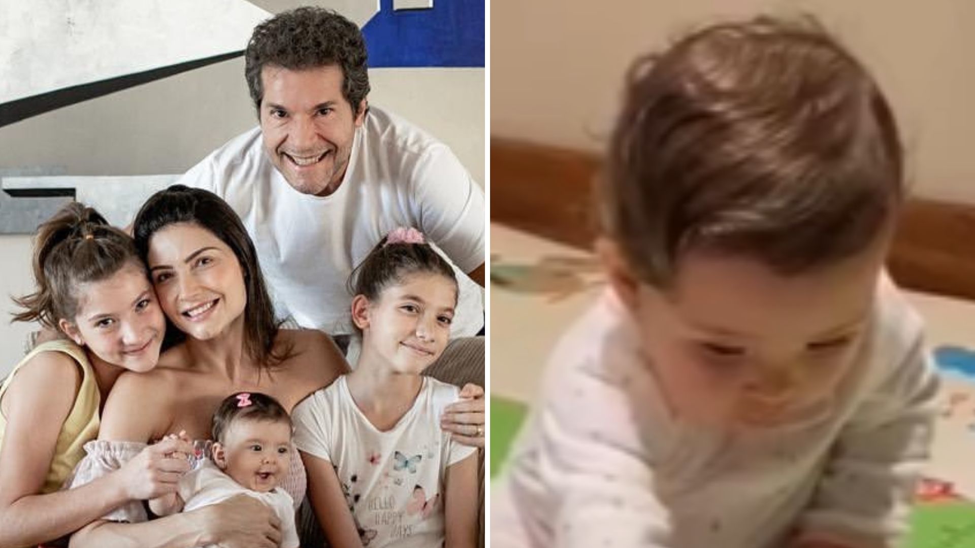 Daniel flagra filha caçula dando show com instrumento musical aos 8 meses: “Nem parece!”