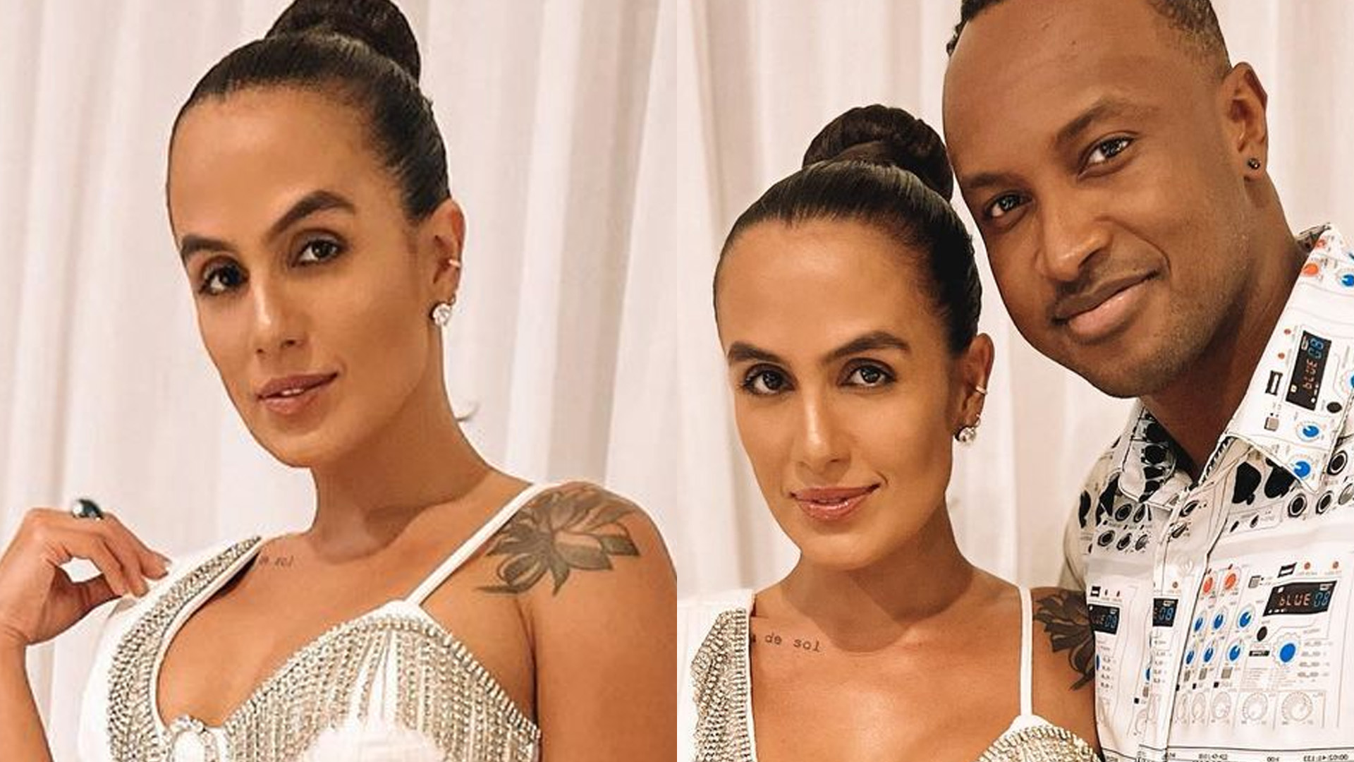 Carol Peixinho curte noitada com Thiaguinho usando vestido destruidor: “Casal lindo”