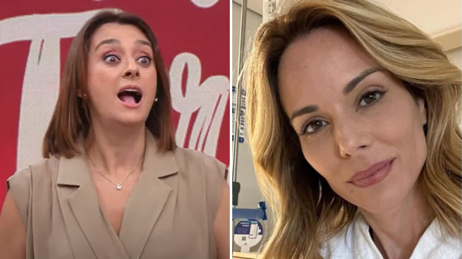 Catia Fonseca cai para trás ao receber mensagem de Ana Furtado: “Quase tive um ataque”