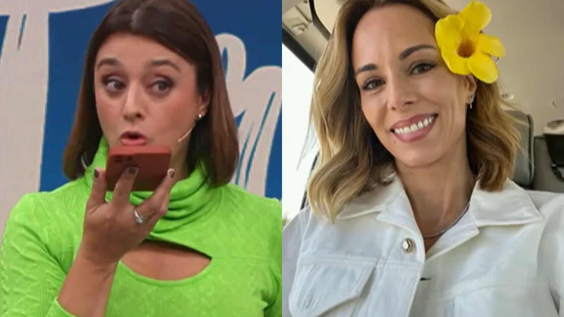 Catia Fonseca pega celular e faz convite ao vivo para Ana Furtado: “Antes que entre na Record”