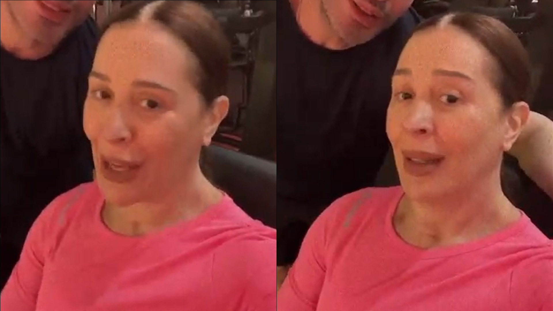 Grávida, Claudia Raia mostra barriguinha saltando aos três meses: “Eu e o bebê”