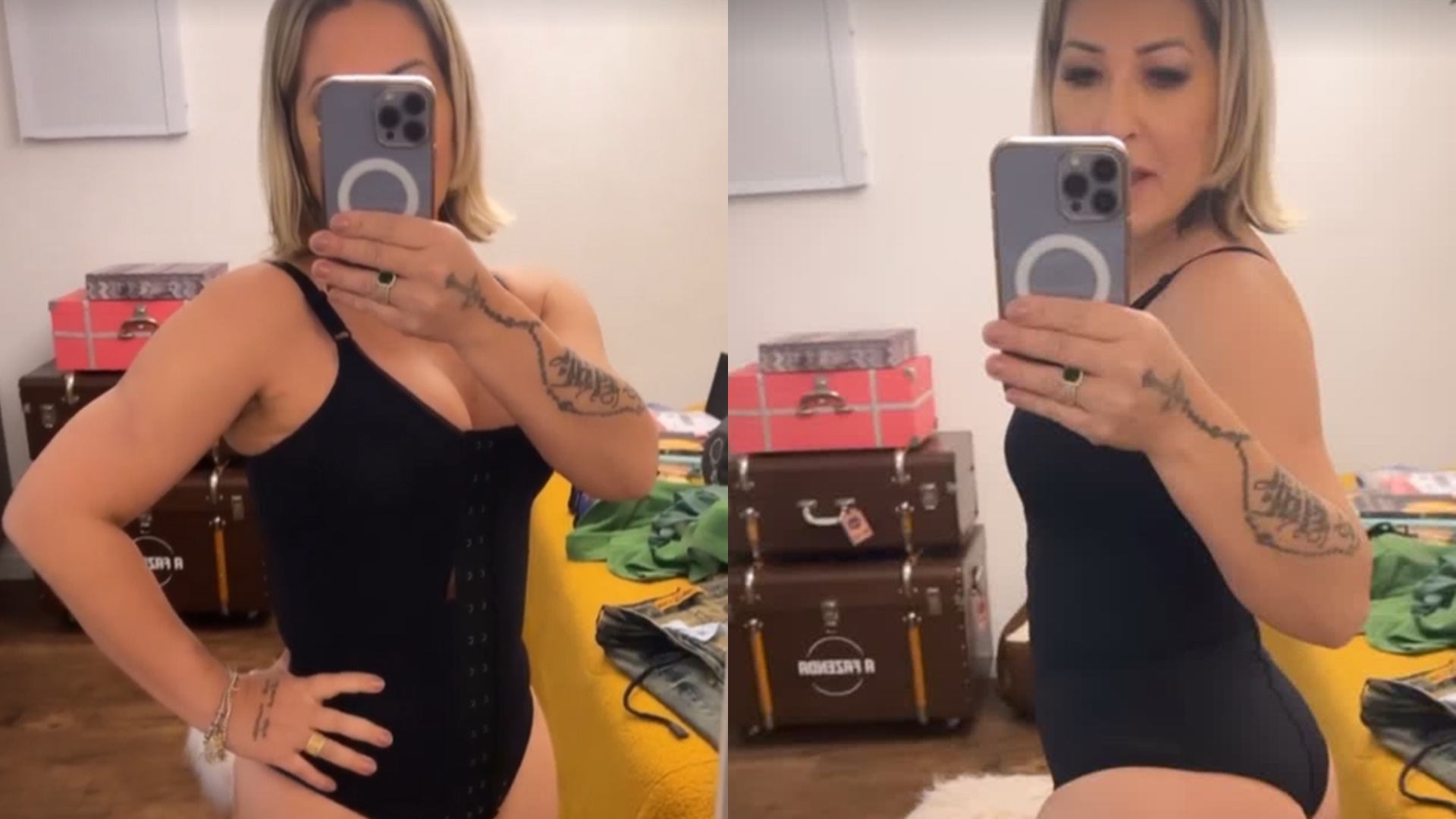 Claudia Baronesa, mãe de Mc Gui, vaza malas e aumenta suspeitas para A Fazenda 14; vídeo
