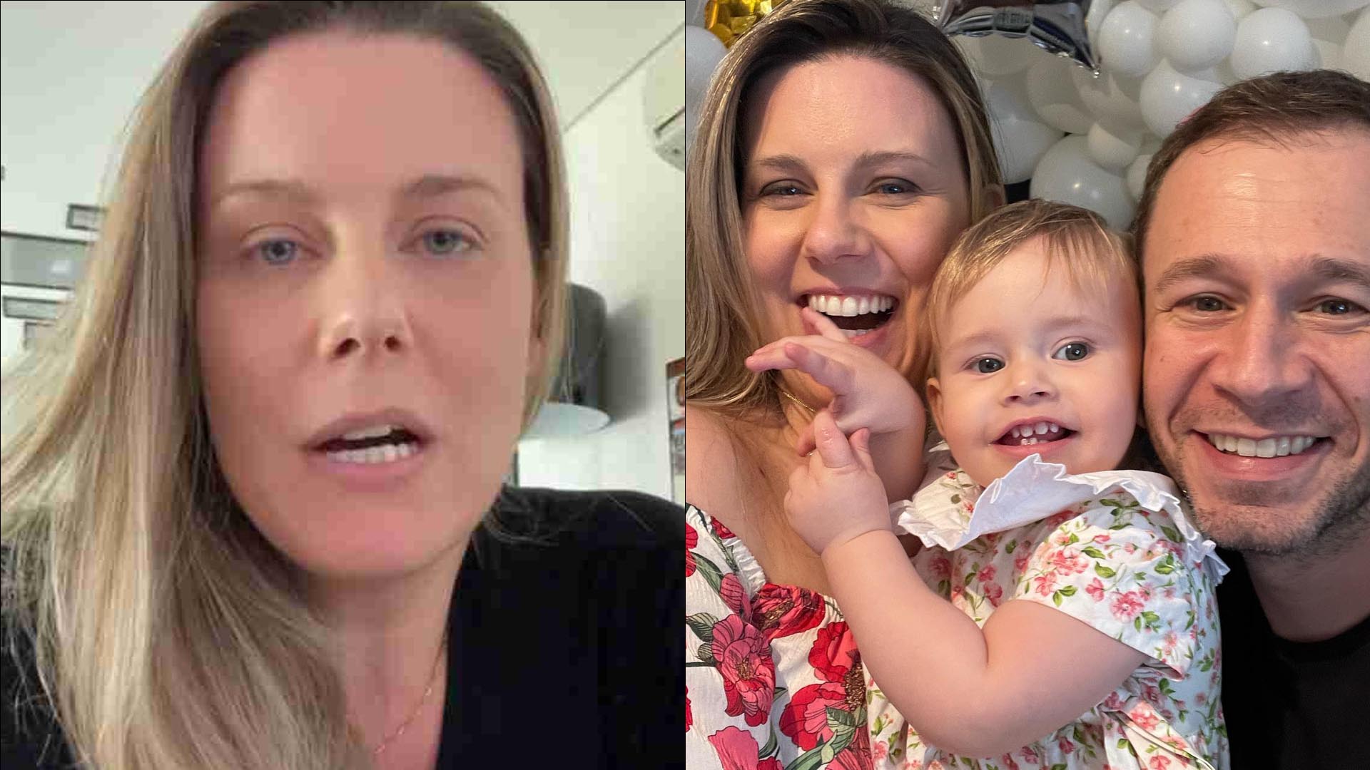 Esposa de Tiago Leifert desabafa após um ano de tratamento da filha: “Sem previsão”