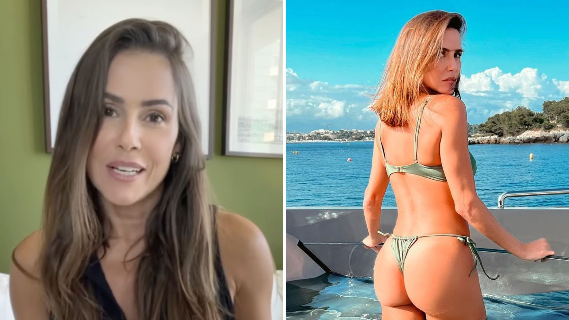 Deborah Secco diz que corpo perfeito nas redes sociais é mentira: “Estou toda mole”