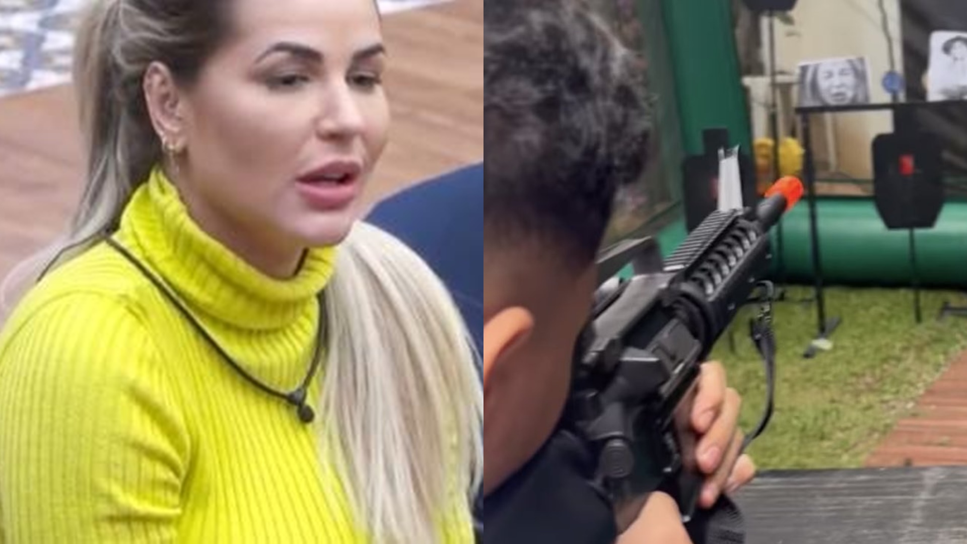 A Fazenda 14: Equipe de Deolane repudia atitude de filho após tiro ao alvo com foto de peões