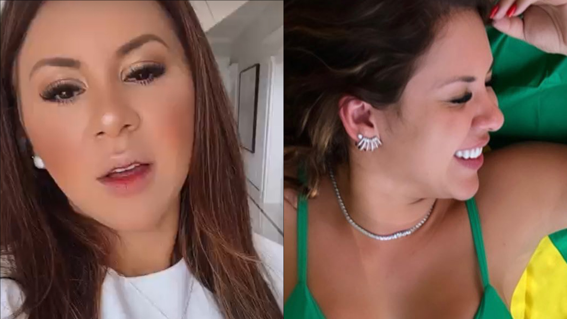 Esposa de Zé Neto ‘desrespeita’ bandeira do Brasil e web ataca: “Se fosse a Anitta…”