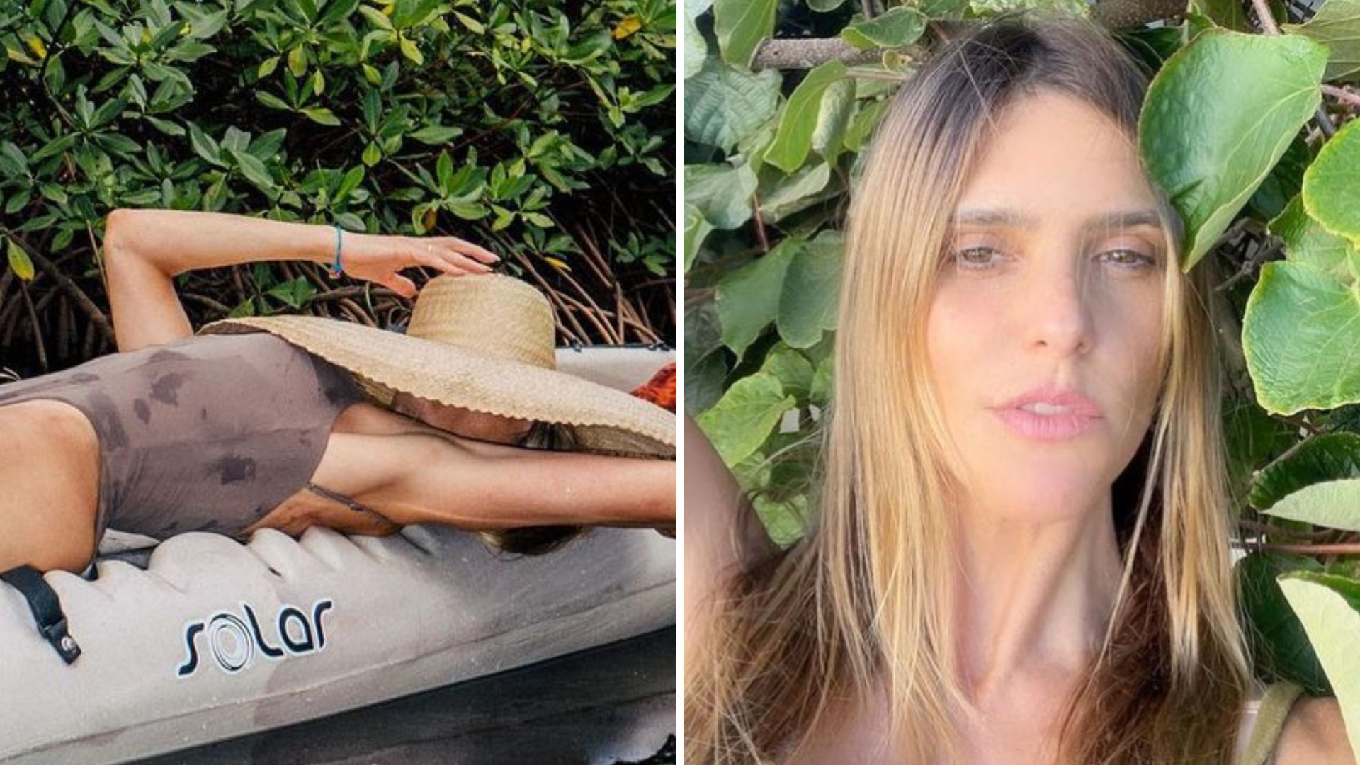 Fernanda Lima elege maiô cavadíssimo e quase libera a virilha em clique ousado: “De boa”