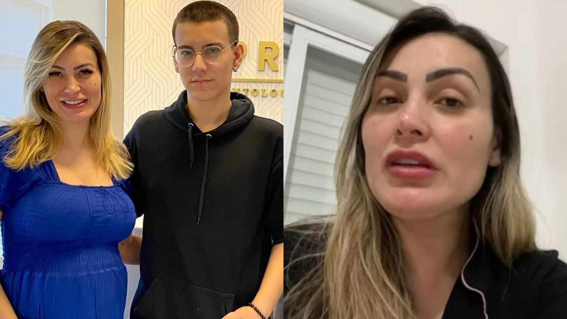 Em meio à briga familiar, filho de Andressa Urach se pronuncia: “Cada um vai para um lado”