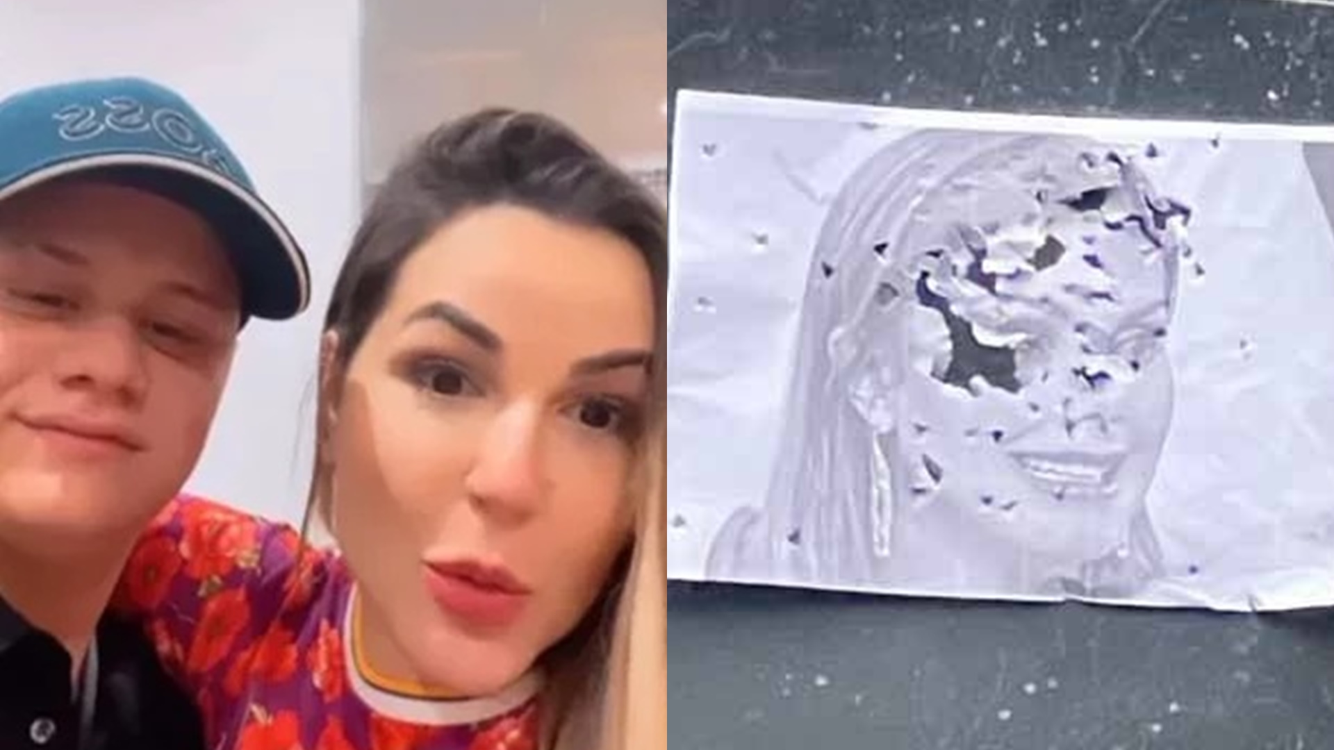 Filho de Deolane usa foto de Deborah como alvo em aula de tiro e é detonado: “Doente”