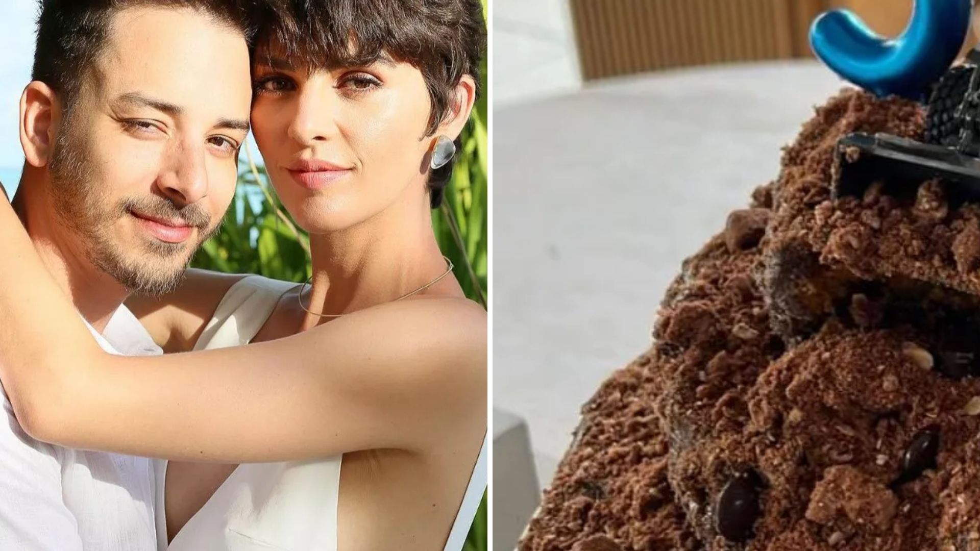 Filho de Monica Benini e Junior Lima celebra 5 anos com bolo desconstruído: “Feito em casa”