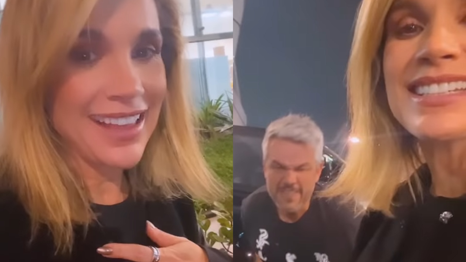 Flávia Alessandra mostra Otaviano Costa trocando pneu e debocha: “Cofrinho todo de fora”