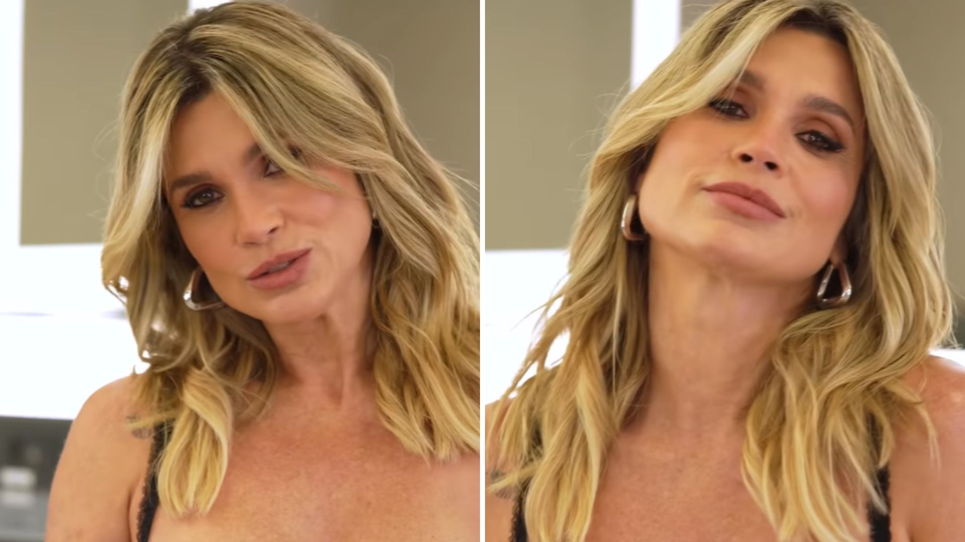 Flávia Alessandra escandaliza com decote apertado e atrai olhares: “Que mulher”