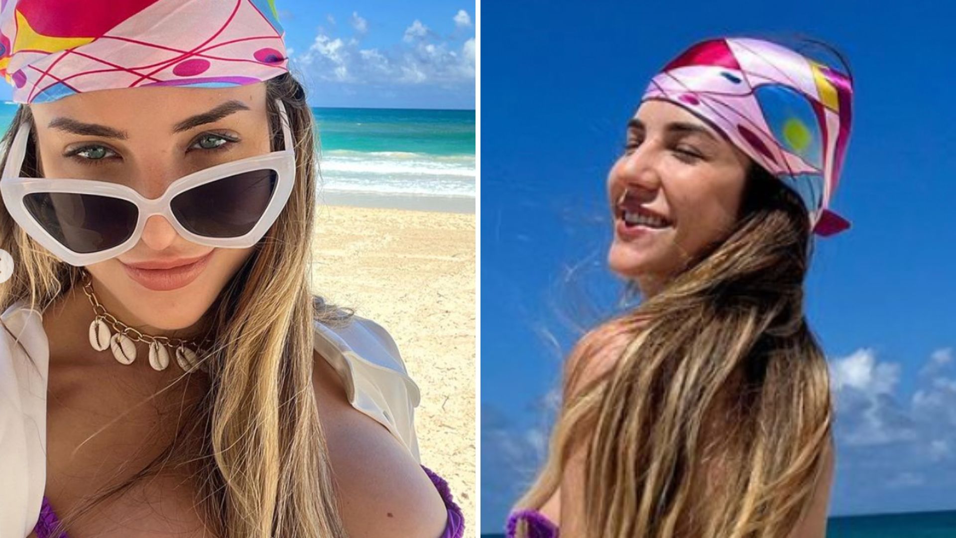 Gabi Martins exibe seios imensos e virilha sarada a bordo de biquíni PP: “Que fartura”