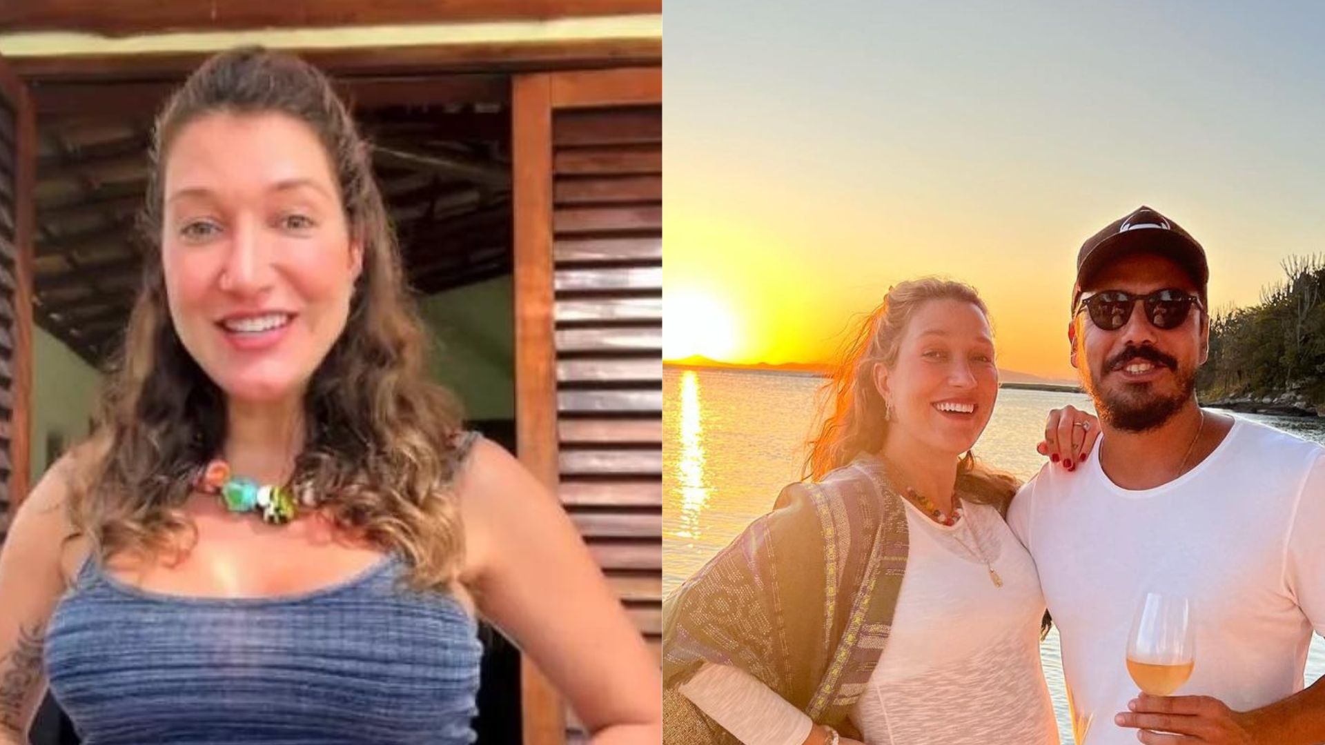 Gabriela Pugliesi exibe barrigão em clique romântico com Tulio Dek: “Papai do Lion”