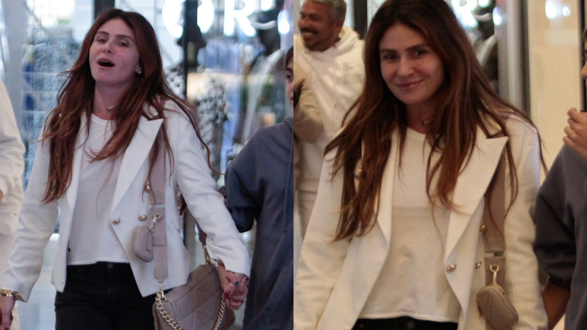 Giovanna Antonelli é flagrada em rara aparição com filha de 11 anos