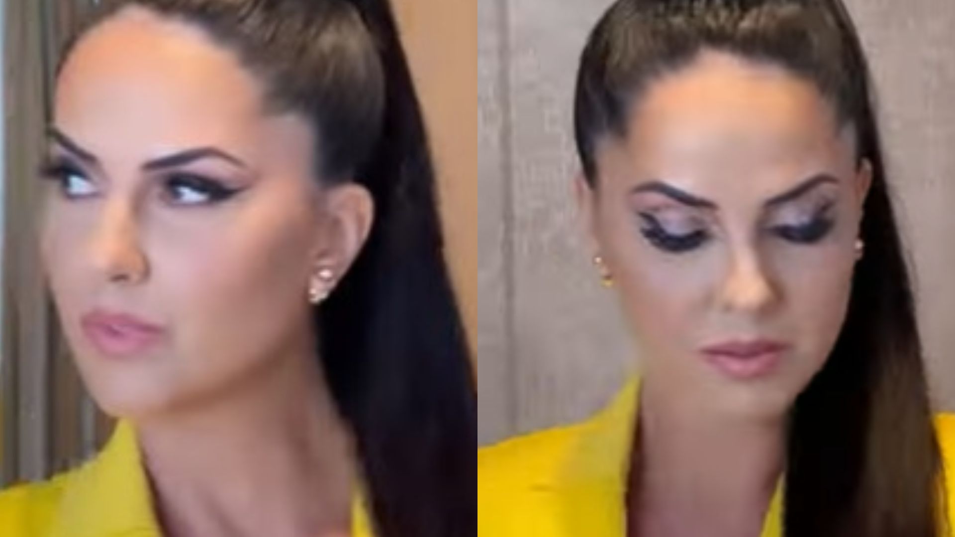 Graciele Lacerda abre blazer e exibe decote sem sutiã: “Maravilhosa”
