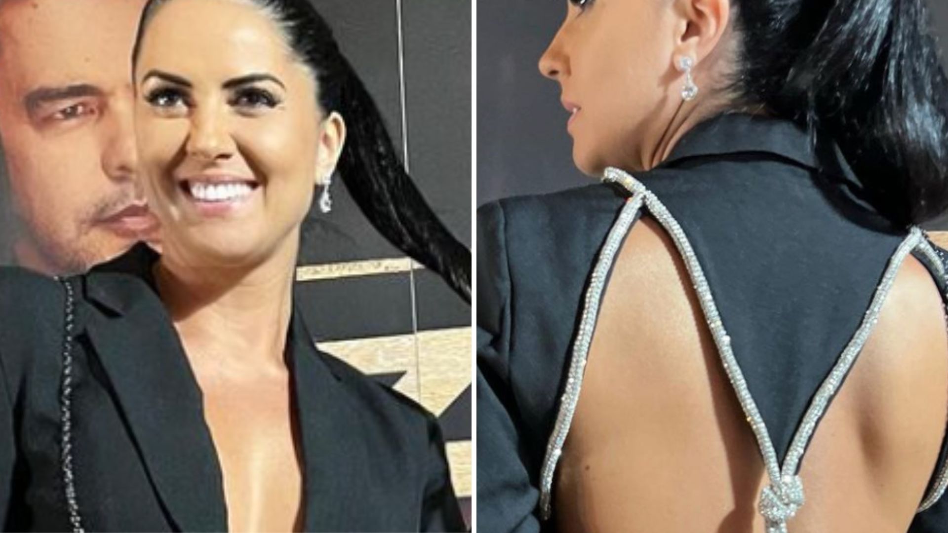 Noiva de Zezé di Camargo dispensa sutiã e deixa costas nuas em show: “Perfeita”