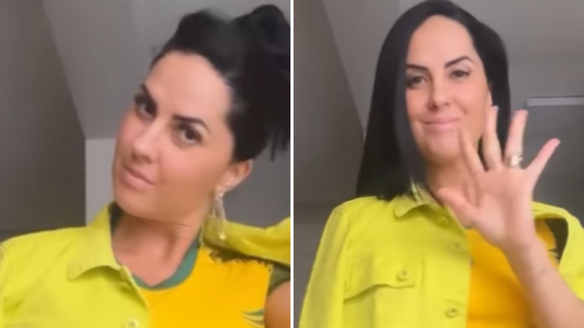 Graciele Lacerda vai votar com look apertadinho e rouba a atenção: “Decidir o futuro”