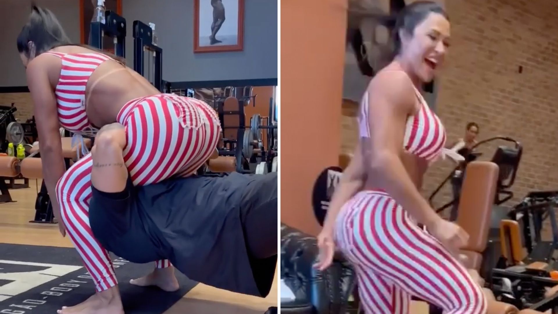 Gracyanne Barbosa ‘encaixa’ em professor e protagoniza momento surreal: “O Belo deixou?”