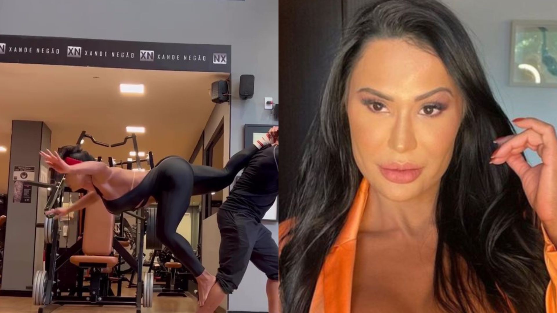 Gracyanne Barbosa perde o equilíbrio e leva tombo por causa de Belo: “Tinha certeza”