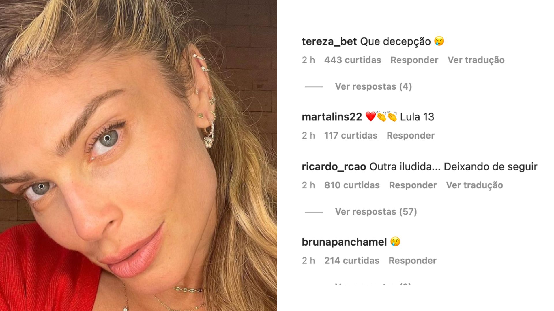 Grazi Massafera bate de frente com fãs após críticas ao revelar voto: “Já vai tarde”