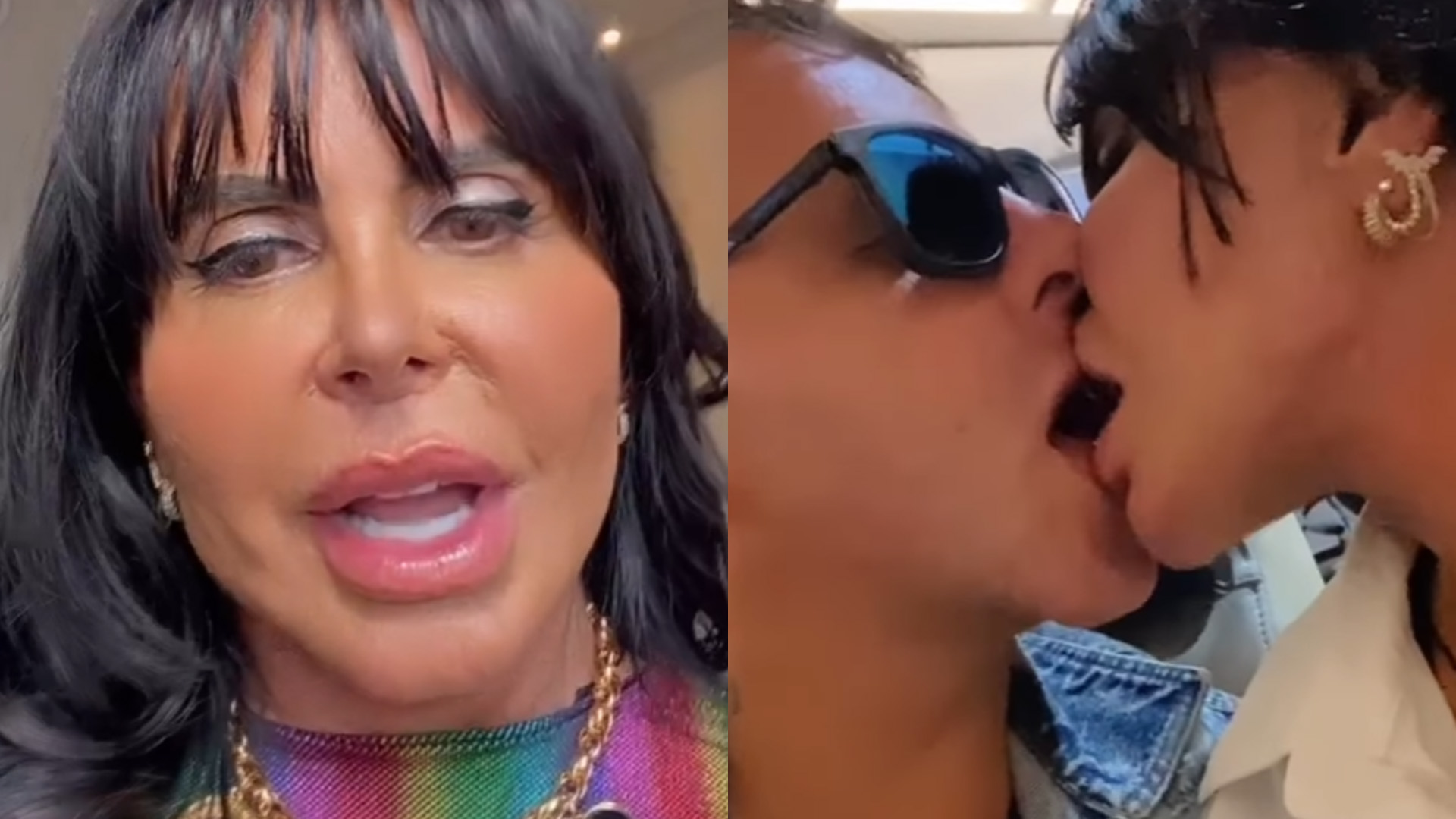 Gretchen dá beijo quente no marido em vídeo e fãs aplaudem: “Delícias”