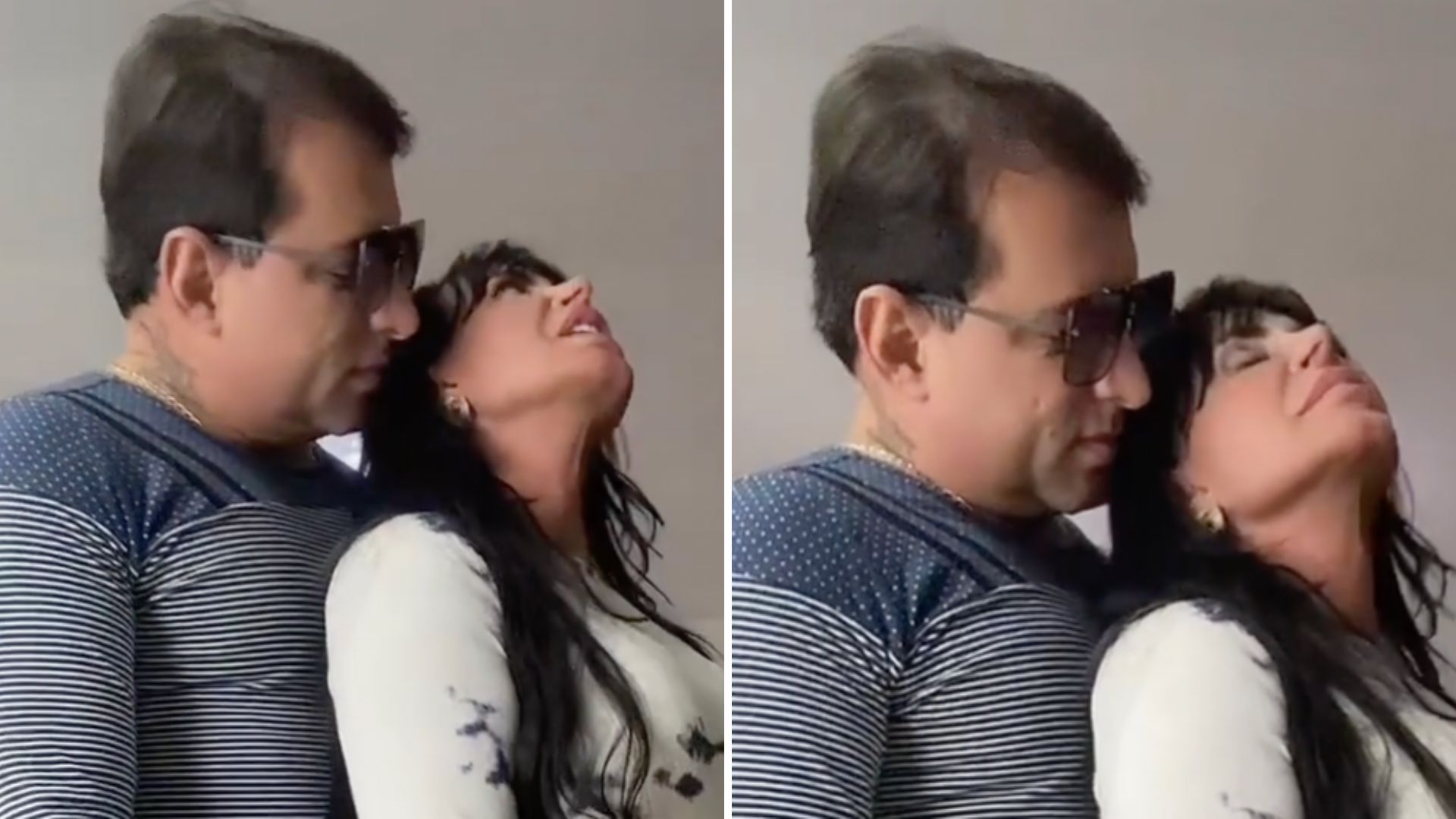 De legging, Gretchen ganha encoxada do marido e reage: “Fivela de respeito”