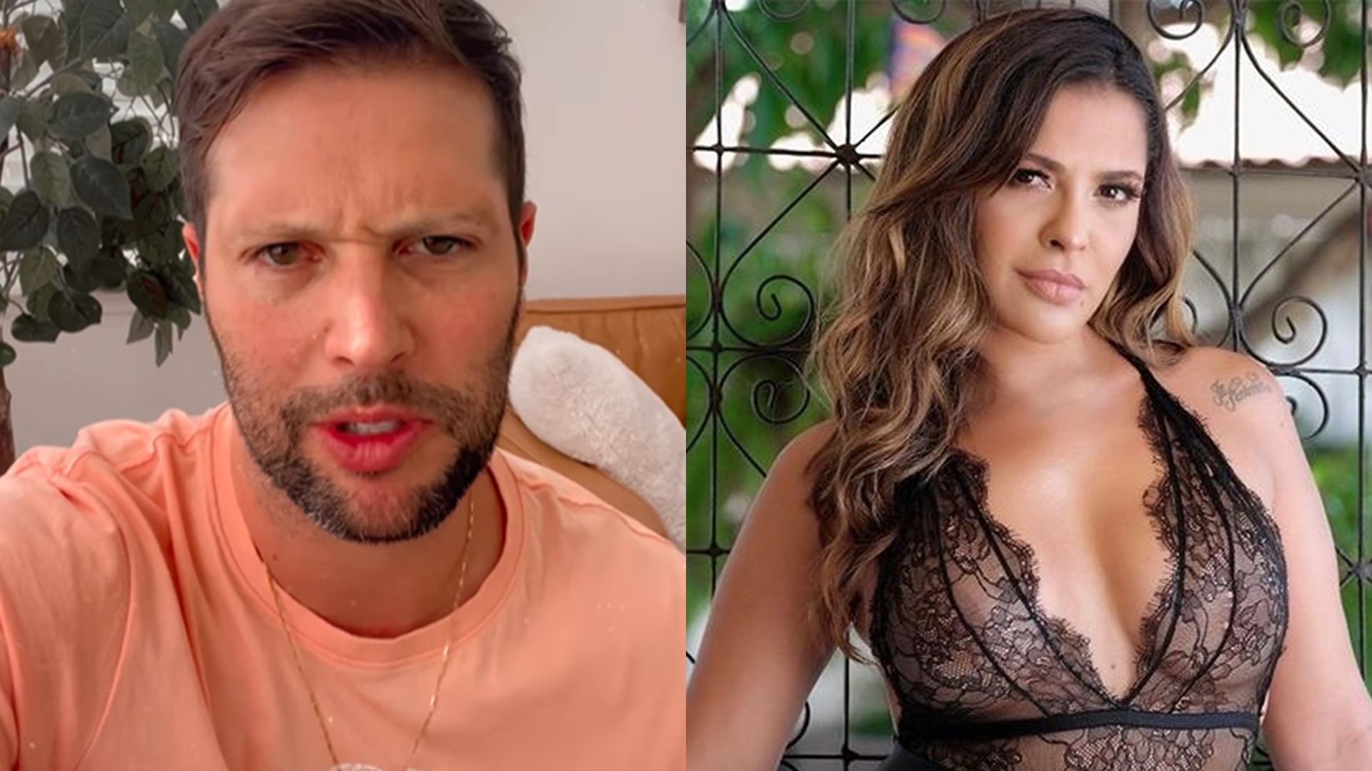 Gustavo Leão desmente que negou beijo para ex-BBB em filme: “Vieram me ofender”