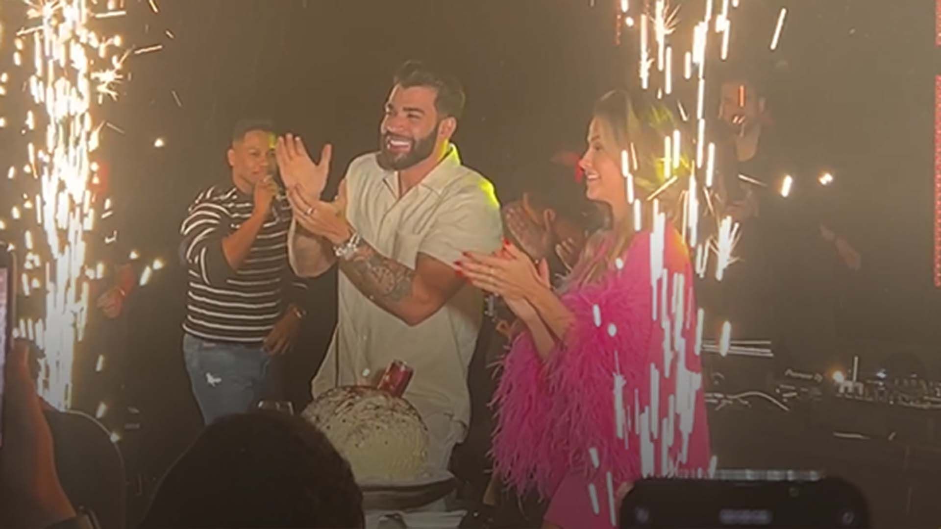 Tolerância zero: Gusttavo Lima barra visitinha de amigos à sua mansão durante aniversário