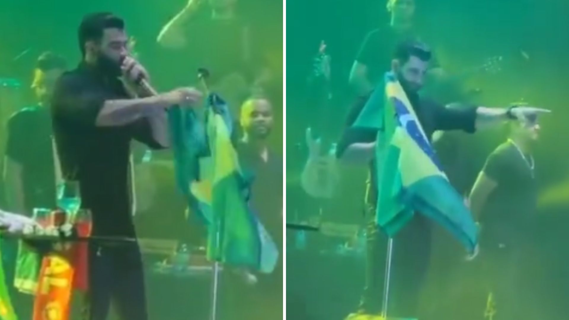 Gusttavo Lima para show nos Estados Unidos para declarar voto nas eleições; veja vídeo