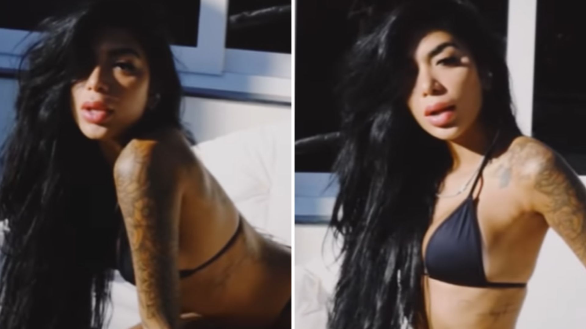 Irmã de Gabigol abusa da sensualidade de biquíni e mostra tatuagens ousadas: “Gata”