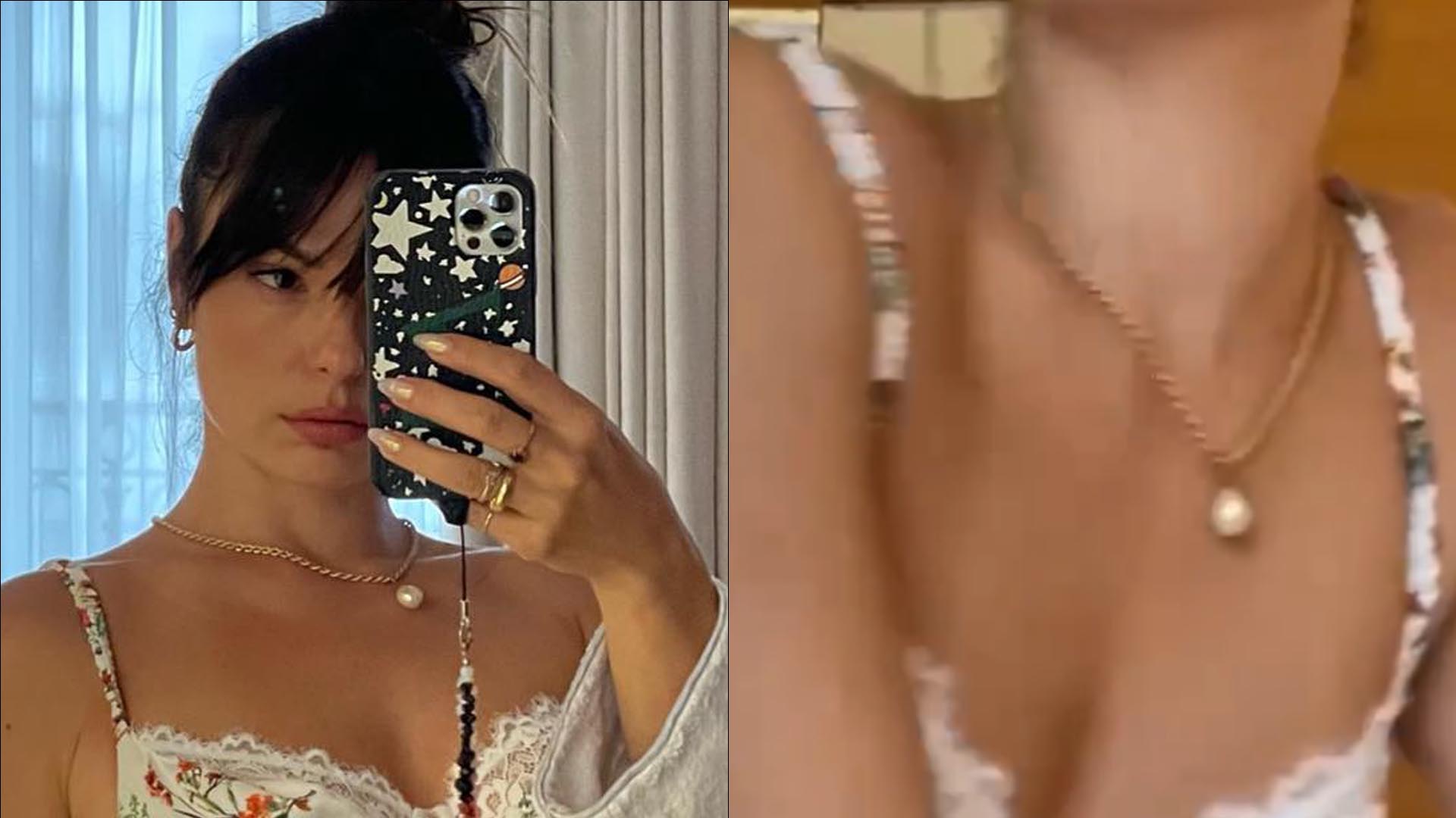 Isis Valverde elege lingerie transparente e deixa tattoo íntima escapar: “Sexy”