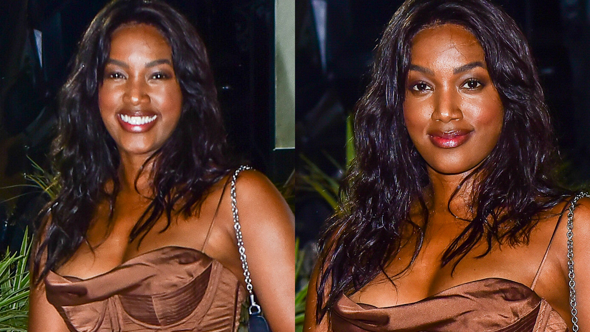 Que gata! Iza deslumbra com vestido colado desenhando corpão de ampulheta