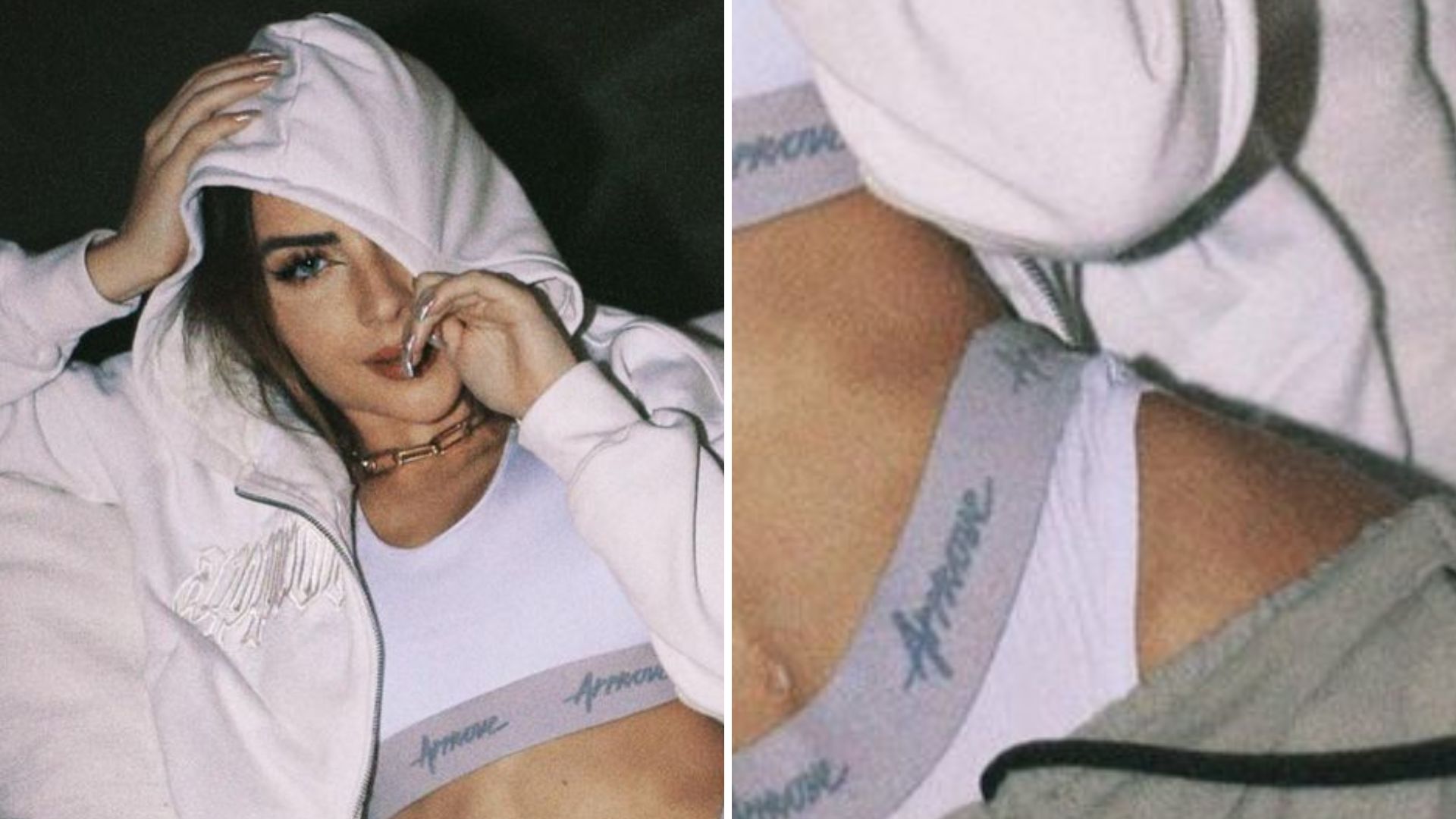 Jogada na cama, Jade Picon abaixa a calça e deixa calcinha sensual para fora: “Perdição”