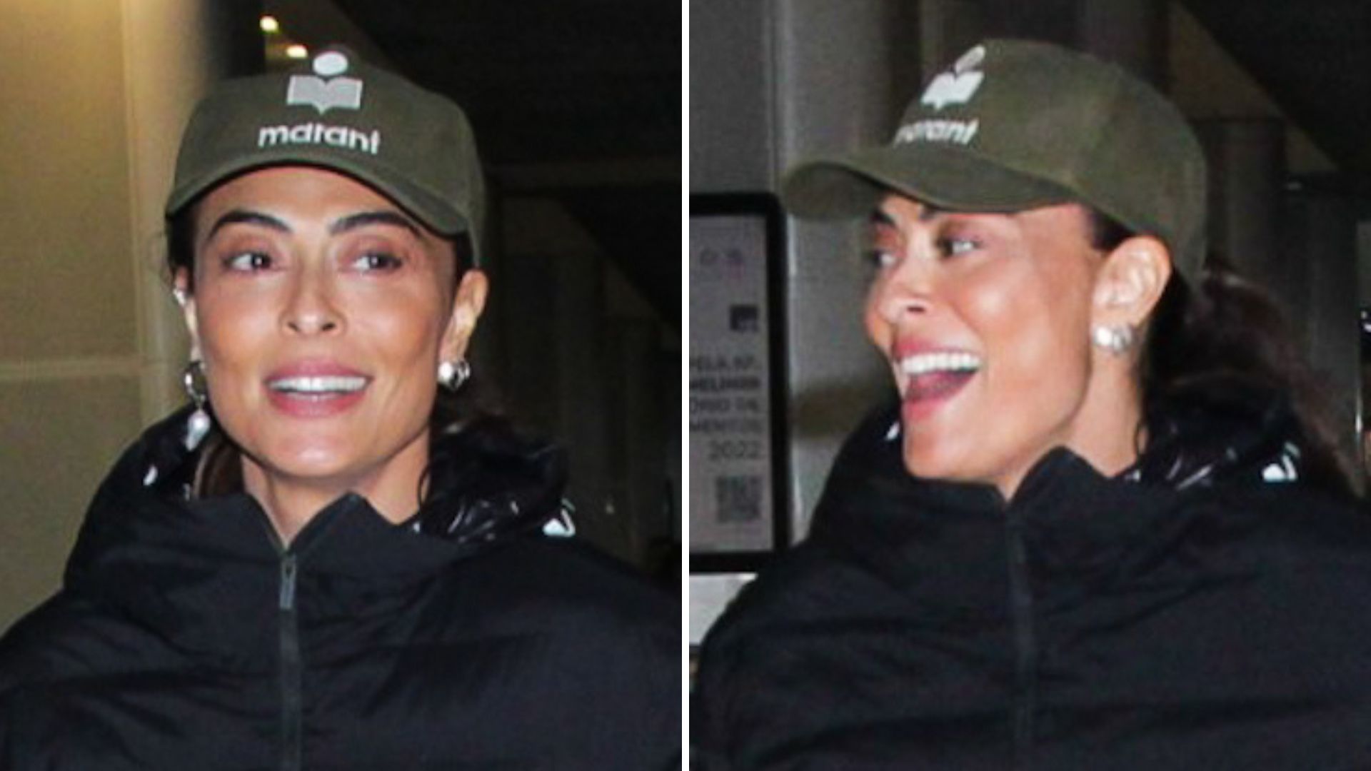 Invadiu o guarda-roupa do marido? Juliana Paes é flagrada com visual inusitado em aeroporto
