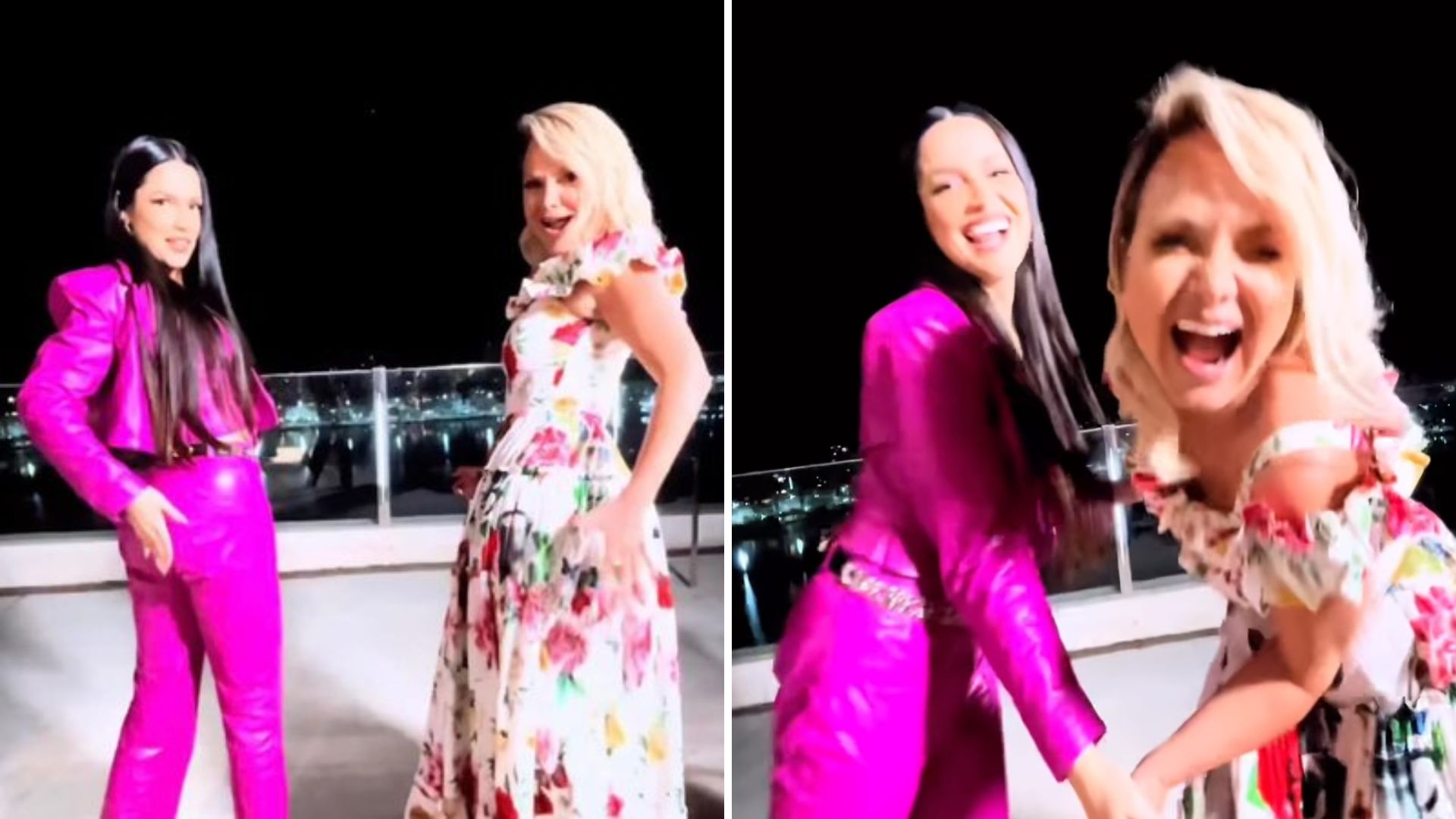 Juliette Freire rebola com look coladinho e coloca Eliana para dançar: “Tem que respeitar”