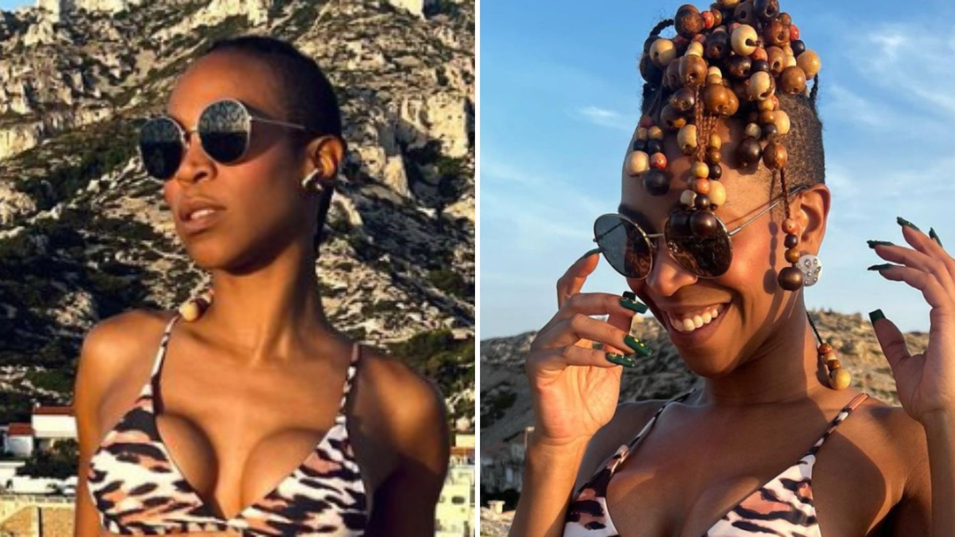 Ex-BBB Karol Conká posa de biquíni e corpo magérrimo impressiona: “Perfeita”