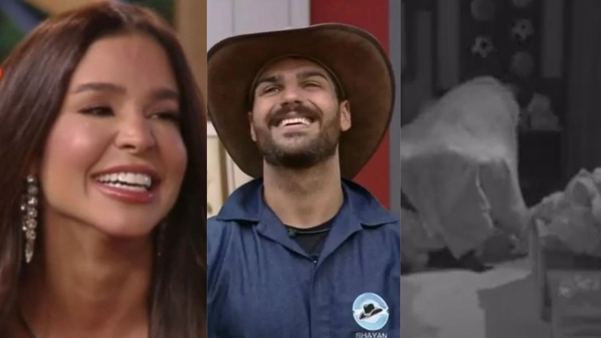 A Fazenda: Kerline vai para cama com Shayan e peões ouvem tudo