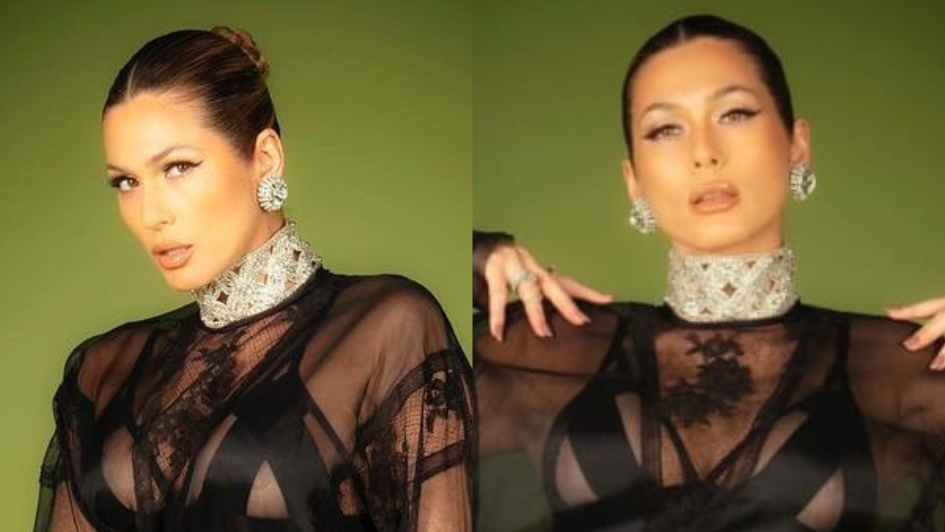 Lívia Andrade ousa, aposta em vestido totalmente transparente e exibe pernões: “Nunca erra”
