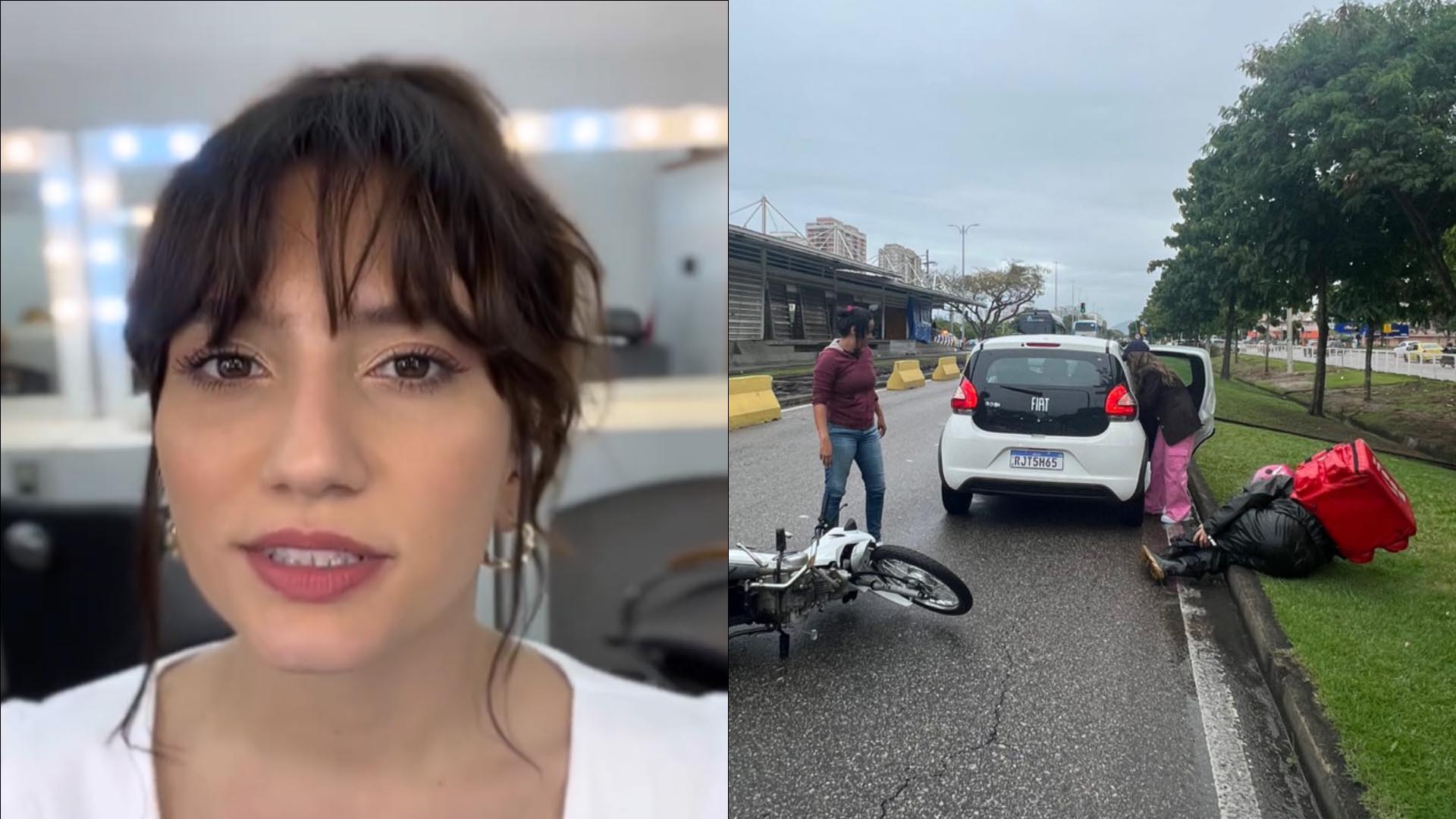 Sucesso em ‘Rensga Hits’, atriz da Globo sofre acidente de carro no Rio de Janeiro