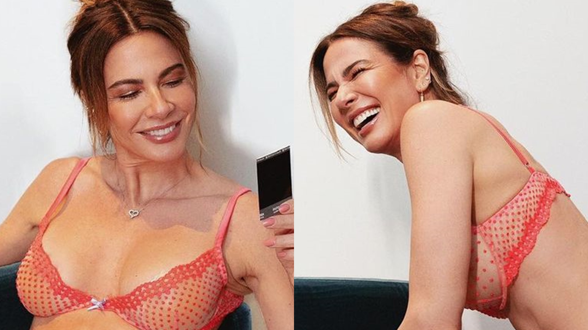 Luciana Gimenez abre zíper da calça e provoca com lingerie sexy: “Quinta é a nova sexta”