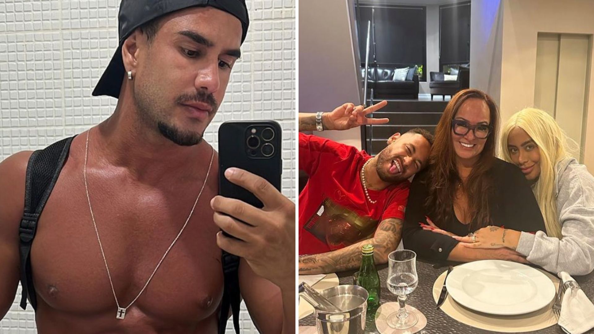 Ficou sério! Apaixonada, mãe de Neymar apresenta novo namorado para os filhos