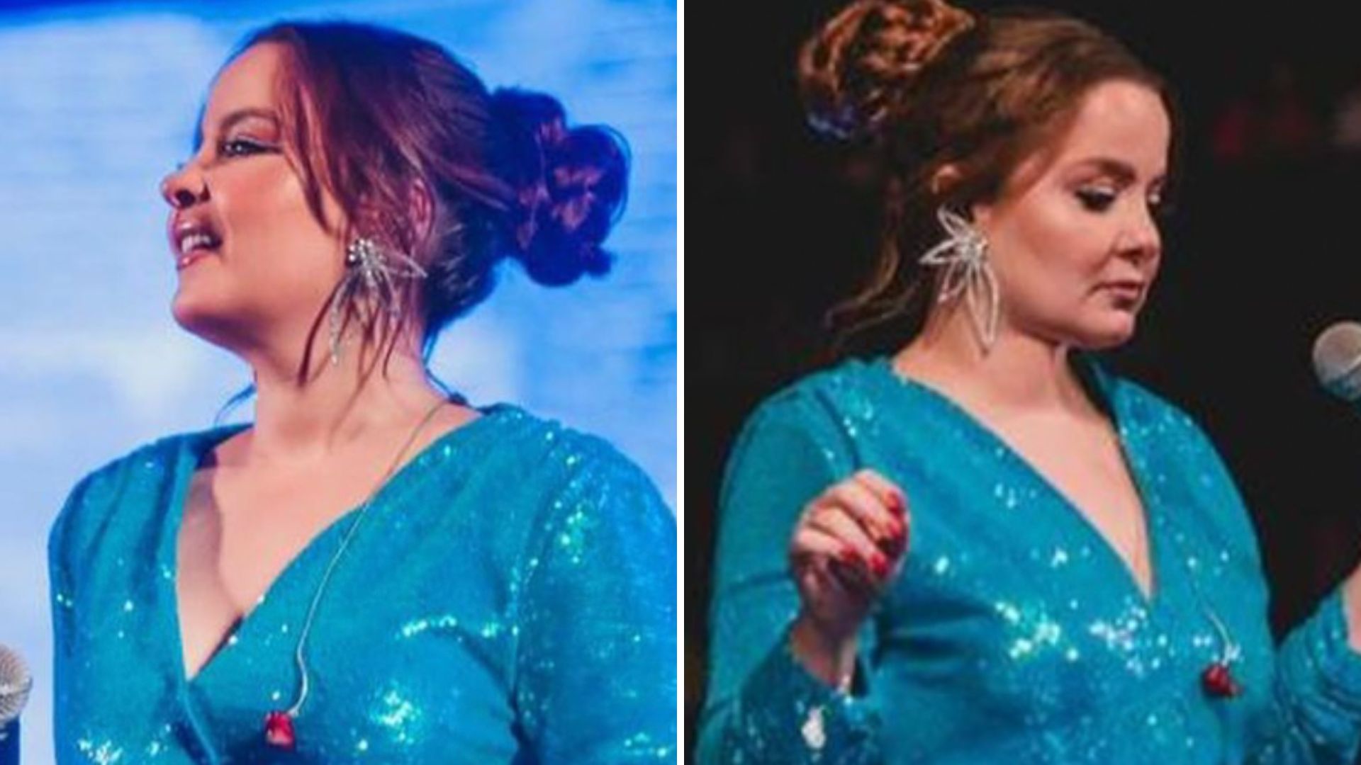 Maiara faz show com microvestido e recorre a meia que disfarça imperfeições: “Linda”
