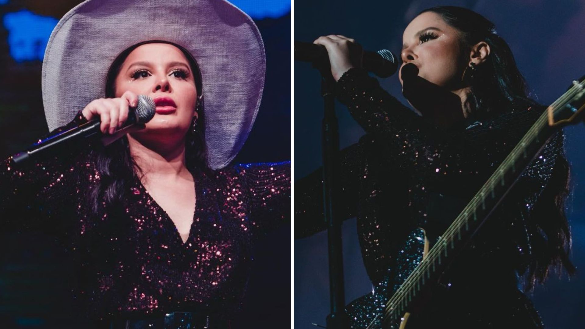 Maraisa faz show de tubinho apertadíssimo e pernões brilhantes roubam a cena: “Musa”